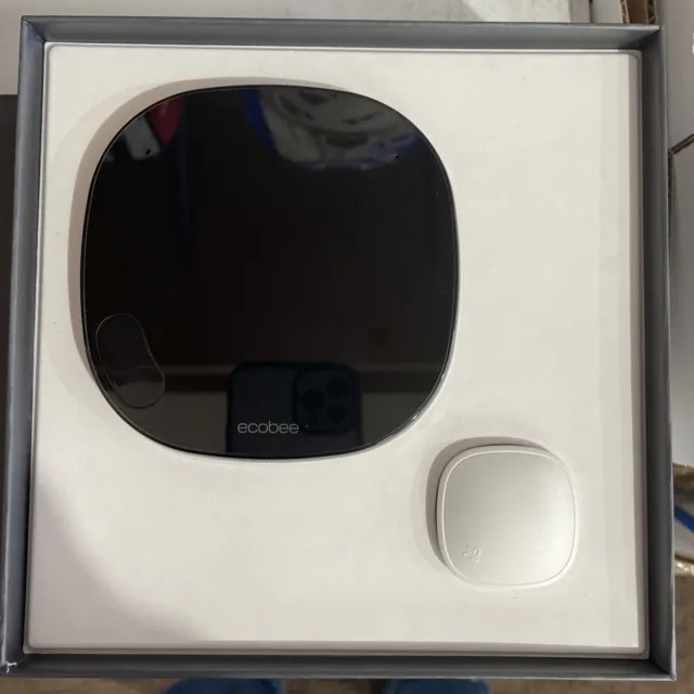 ecobee 810-00032 Black Smart Thermostat  with Voice Control Amazon Alexa..READ