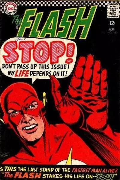 Flash (1959) # 163 (3.0-GVG) 1966