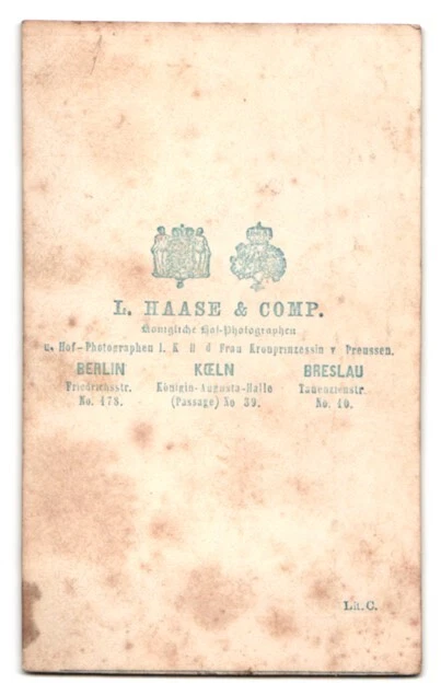 Fotografie L. Haase & Comp., Berlin, Friedrichstraße 478, Portrait junger Mann 2