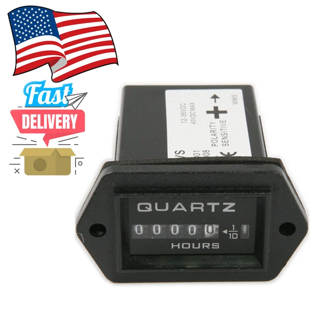 12V36V TRUCK TRACTOR diesel outboard Engine Hour Meter for Boat Car