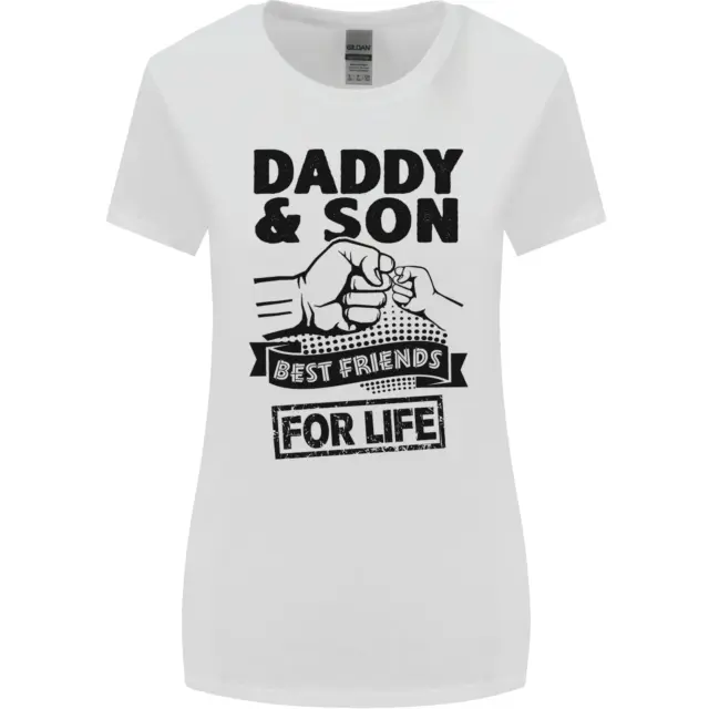 Daddy & Son Best Friends Fathers Day Womens Wider Cut T-Shirt