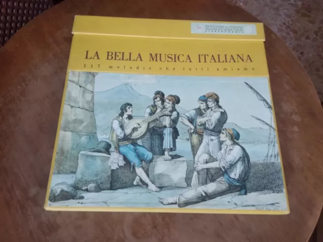 La bella musica italiana 33 giri 10 LP Cofanetto Raccolta Vintage RCA