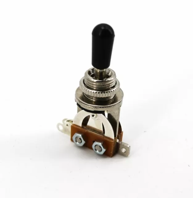 Toggle Switch 3-way schwarz offen Kippschalter 3-Wege-Schalter Gitarre Bass