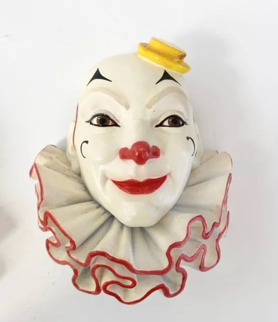 Legend Products of England. Clown No2  Chalkware Wall Art Sculpture