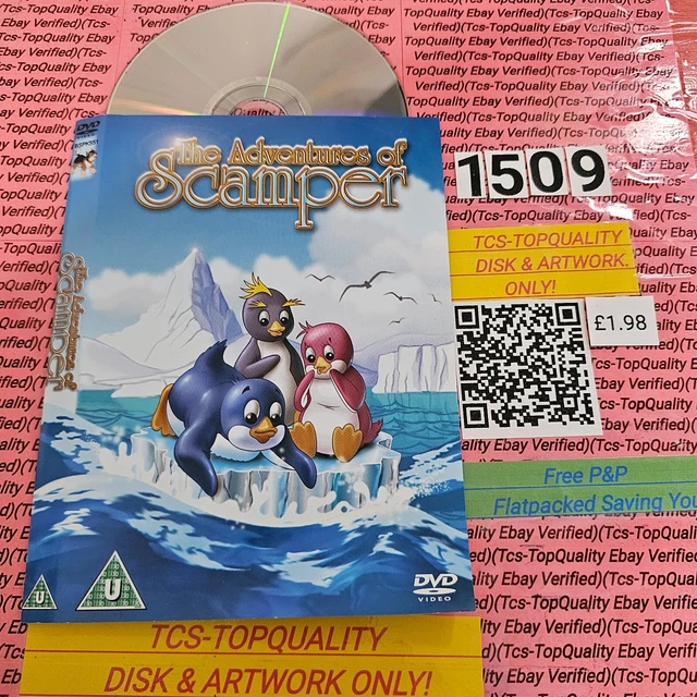 THE ADVENTURES OF scamper Dvd Disc And Art Work only Save £s Eco £1.98 ...