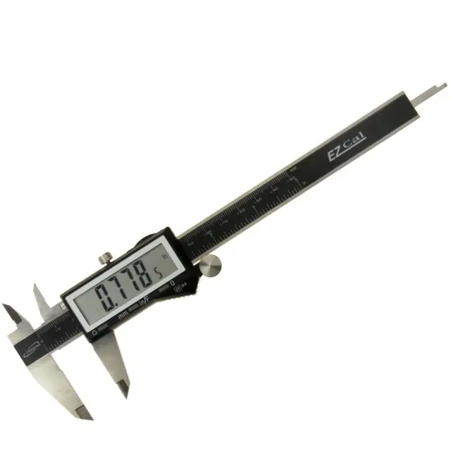 Igaging IP54 Electronic Digital Caliper 0-6" Display Inch/Metric/Fractions Stain