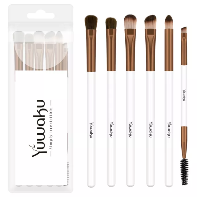 6pcs Eye Make up Brushes Set Soft Foundation Eyeshadow Blending Brushes UK