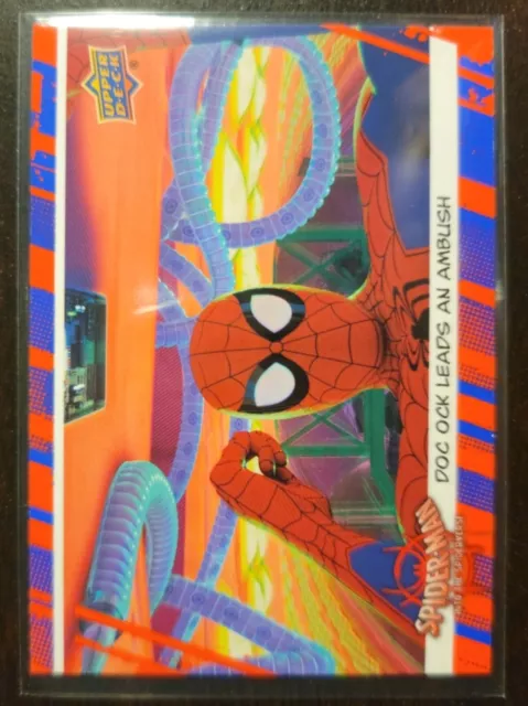 2022 Spider-Man Into the Spider-Verse Peter Parker Red #76 Doc Ock Leads