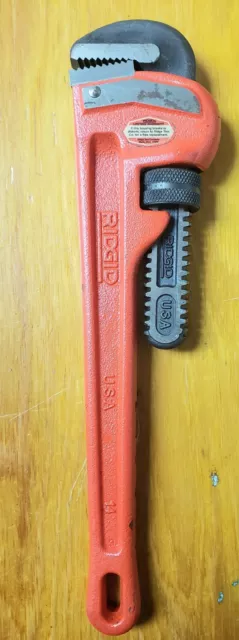 Ridgid Model 14 Straight Pipe Wrench 14 Inch/350mm