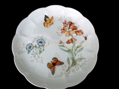 Lenox China Butterfly Meadow Monarch 11 inch Dinner Plate  Excellent Used Cond.