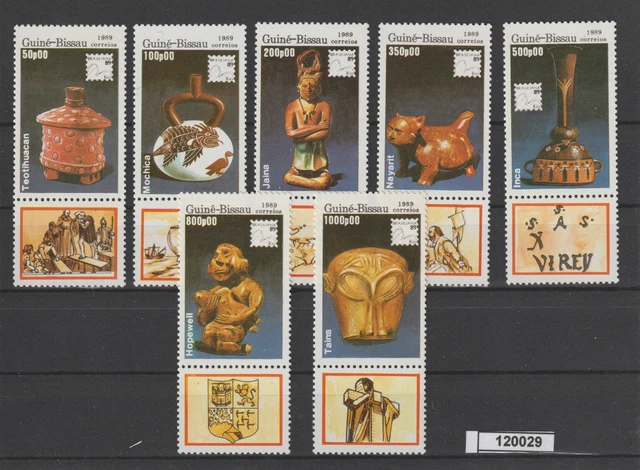 1989 Guine' Bissau Brasiliana '89 - 7 Val Mnh Mf120029