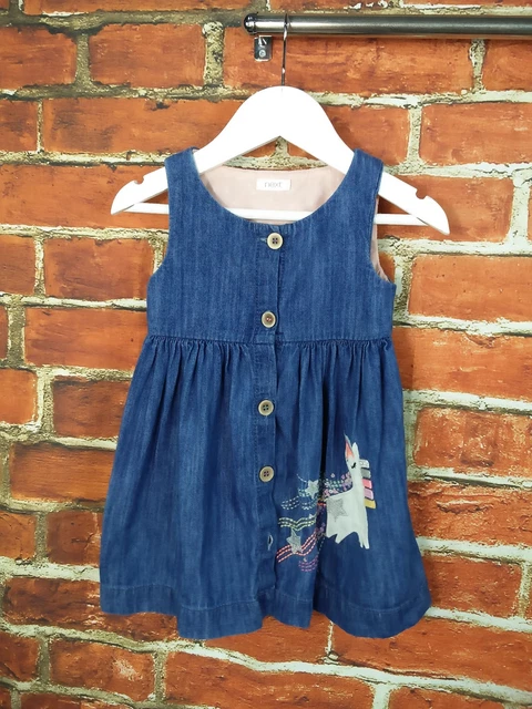 PACCHETTO BAMBINA ETÀ 12-18 MESI PROSSIMO MONSONE ecc SET ABITI FESTA IN DENIM 86CM 4