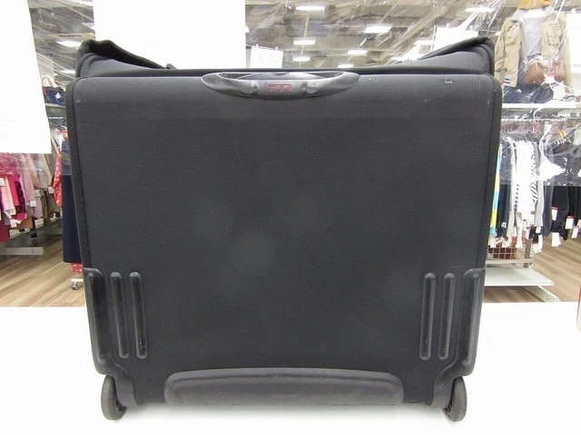 Tumi Alpha Large Garment Bag 2 Wheel Suit Case  Black 22032D4 Euc