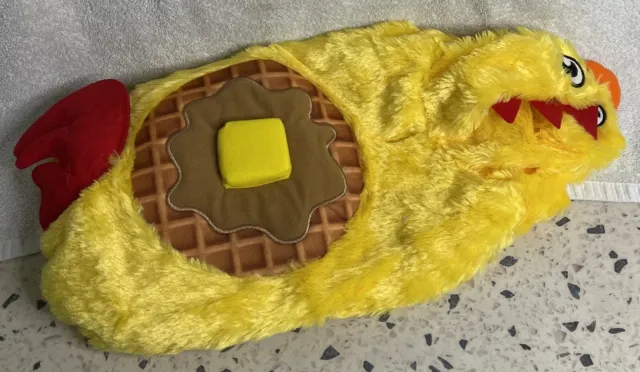 Halloween Chicken Waffle Costume For Small Dog Pug Jack Russell Etc