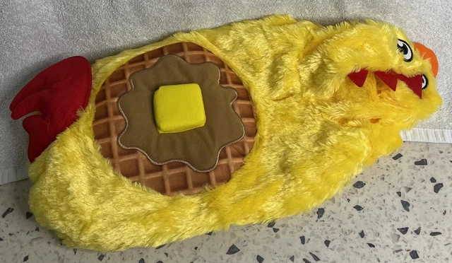 Halloween Chicken Waffle Costume For Small Dog Pug Jack Russell Etc