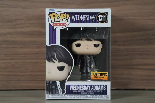 Funko Pop! Wednesday Addams # 1311 Hot Topic Exclusive Metallic