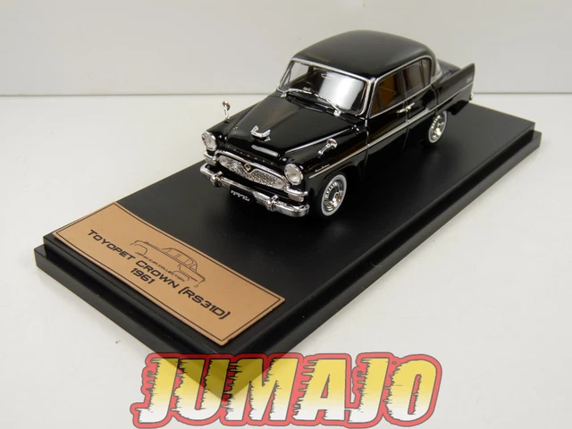 Miniature 1/43 Toyopet Crown RS 1959 Par KADO (Japon) - Métal - Bleu - Collection