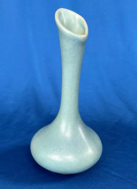 Vintage Van Briggle Vase Art Pottery Bud Vase Colorado Springs Matte Blue