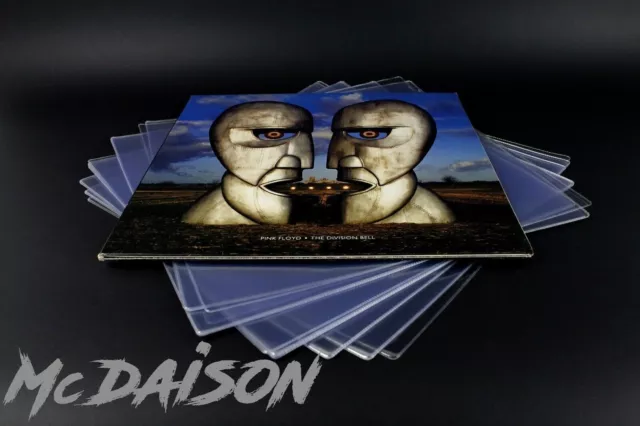 McDAISON SVAR! 25 BUSTE dischi LP PVC 120my LUCIDE collezione vinile 12" 33 giri