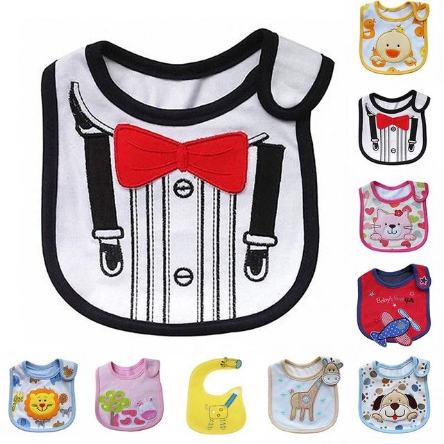 Mignon Bébé Bavoir Imperméable Salive Serviette Burp Tissu Alimentation Bandana