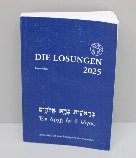 HERRNHUTER BRÜDERGEMEINE Die Losungen in der Ursprache 2025 Taschenbuch EUR 16,95 PicClick DE