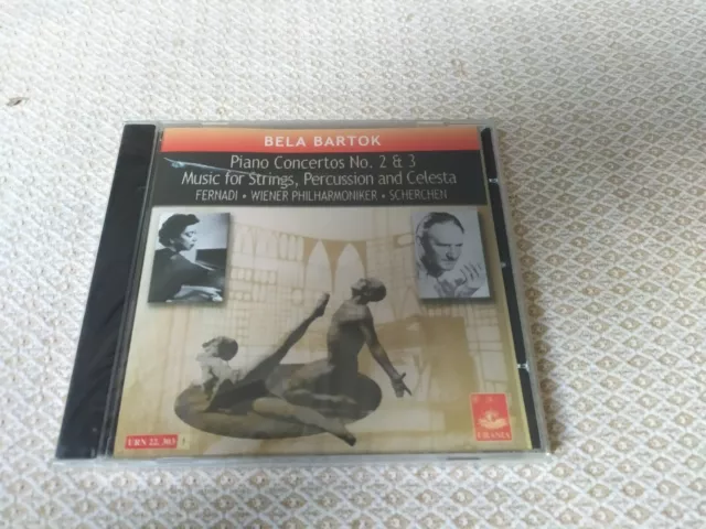 Bartok : Piano Concertos Nos. 2 & 3 - Fernardi, Scherchen - CD Urania NEW