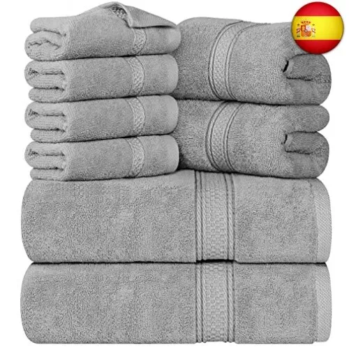 Utopia Towels - Juego de Toallas Premium de 8 Piezas; 2 Toallas de baño, 2