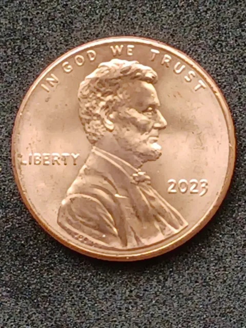 2023 one cent VDB 'extra V' Red Philadelphia Mint error penny