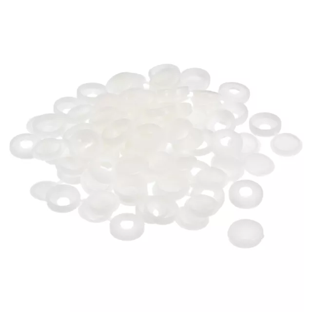 100Pz 5mm Cerniera Vite Copertura Cappucci per M3 M4 M5 Viti, Caldo Bianco