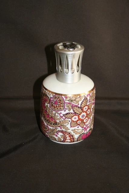 Occasion - Lampe Berger PILLIVUYT En Porcelaine, Modèle Cachemire (années 70/80)
