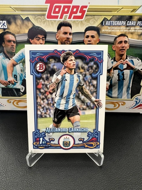 2023 TOPPS ARGENTINA Fileteado - Alejandro Garnacho - 1er Bowman