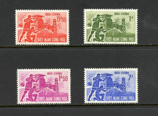 P893 Vietnam 1962 Strategic Defense 4v. MNH