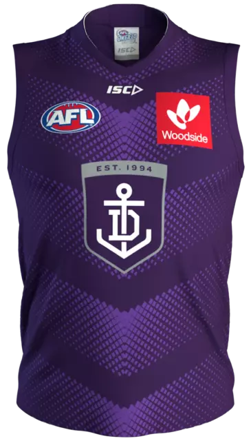 Fremantle Dockers Training Guernsey Mens Size Small Purple AFL ISC New 20