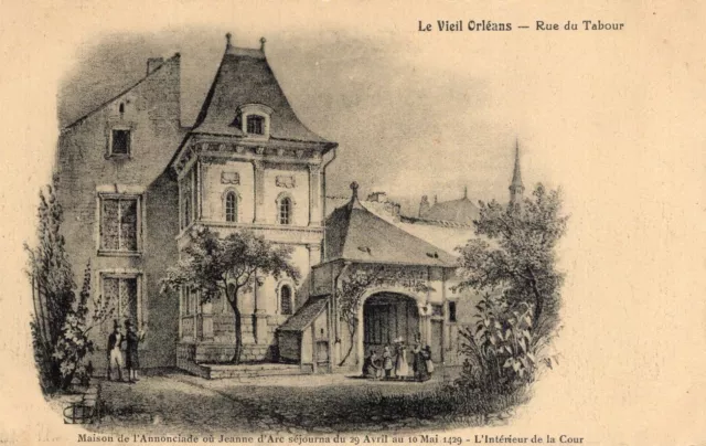 *7553 cpa 45 Le Vieil Orléans - Rue du Tabour