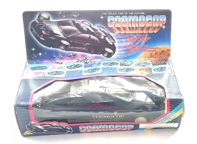 COSMOCOP POLICE CAR of the Future Vintage 1980 s Electronic Toy Working Boxed 49.99 PicClick UK