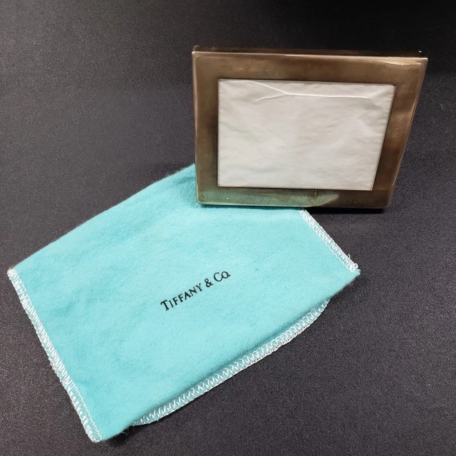 Tiffany & Co Silver Plate 925 Frame 2.75in x 3.25in  W/Pouch