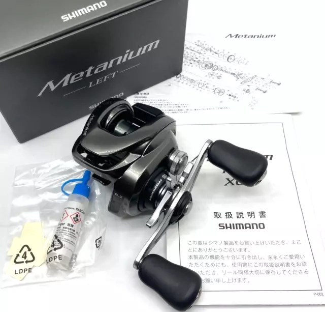 Shimano 20 Metanium Left Handed Bait Casting Reel In Box From JAPAN "Near Mint+"