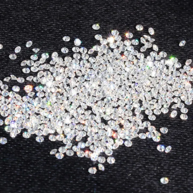 Loose CVD Diamond Lot 0.80 MM Round , D Color , IF Clarity , Certified