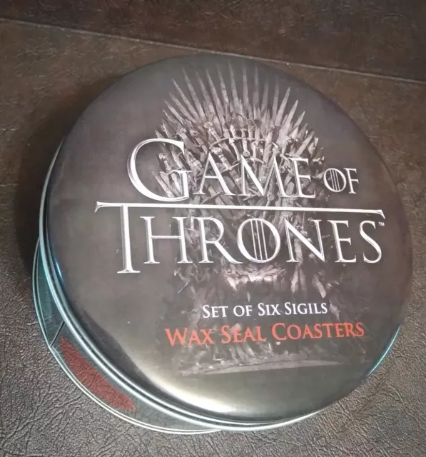 Game Of Thrones Set Of Six Sigils Wax Seal Coasters
