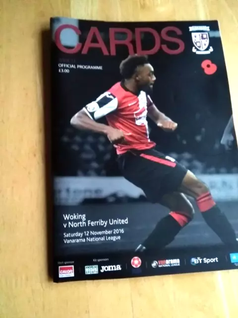 2016/17 Woking V North Ferriby United - National League