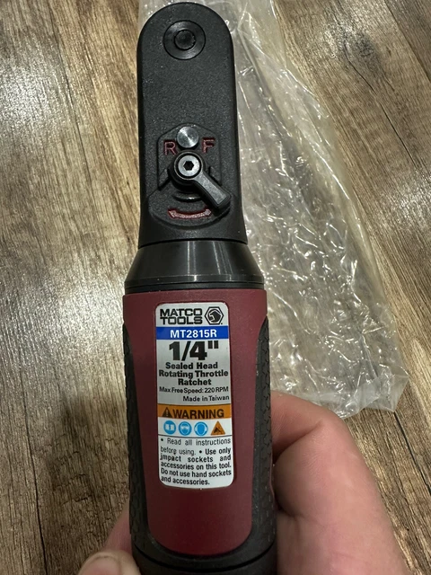 Matco Tools MT1835 Air Ratchet 1/4”  NEVER USED 3