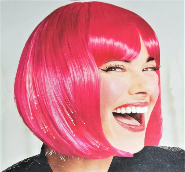 Hyde and Eek! Boutique Adult Light-Up Bob Wig One Size Fits Most