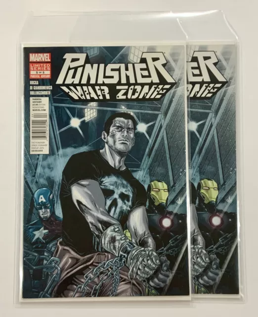 2013 Punisher War Zone 5 of 5 Marvel Comics (newsstand issue)