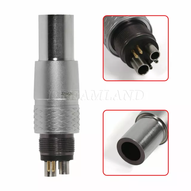 Dental 6-Hole Quick Coupler Coupling for NSK Fiber Optic Handpiece COXO