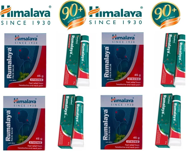 Pommade Himalaya Rumalaya - 5 X 30 G - Soulagement Douleurs Articulaires, Gonflement - Naturel Ayurvédique