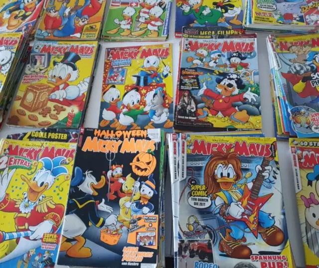 10 verschiedene Micky Maus Hefte  1990 - 99