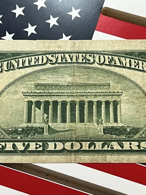 1934 A $5 Five Dollar Silver Certificate Blue Seal Nice Note J31228150A 7