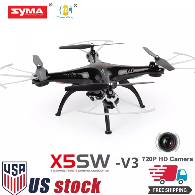 Syma RC Drone 720P HD Camera FPV WiFi Racing Drone Quadcopter w/ Battery Gift US