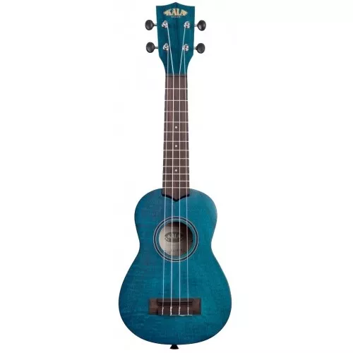 Kala - Exotic Mahogany Soprano Blue