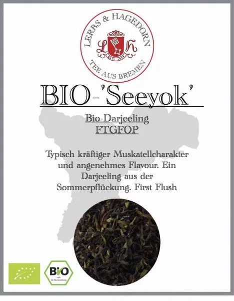 Bio-Darjeeling Seeyok Thé Ftgfop 1.5 KG